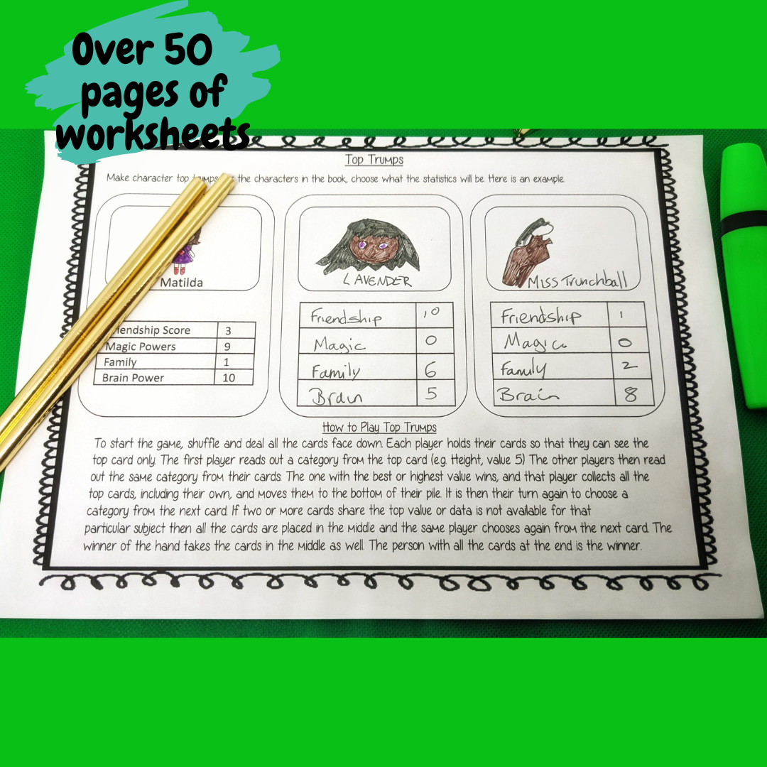 Matilda Worksheet Pack Made By Teachers