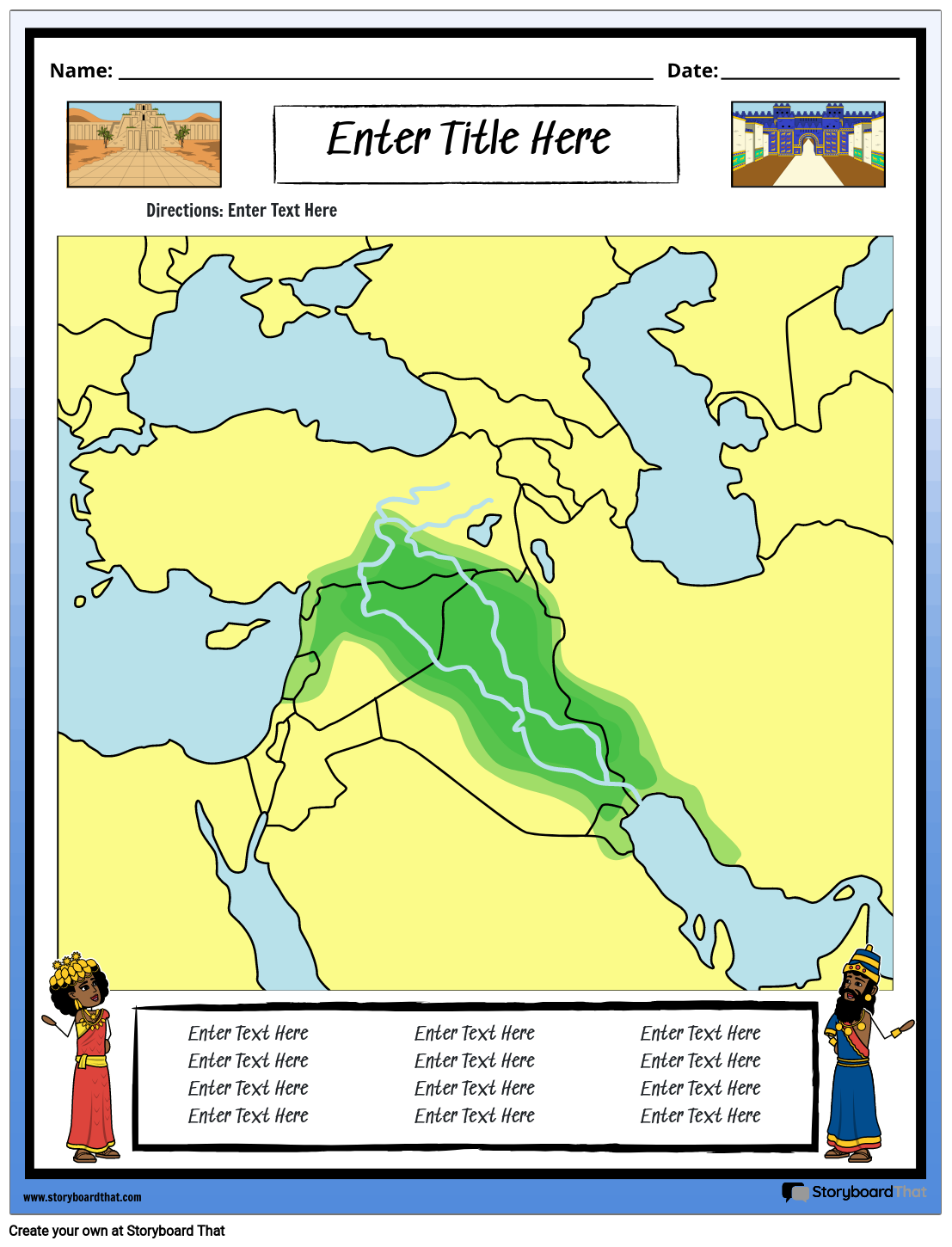 Free Printable Ancient Mesopotamia Worksheets