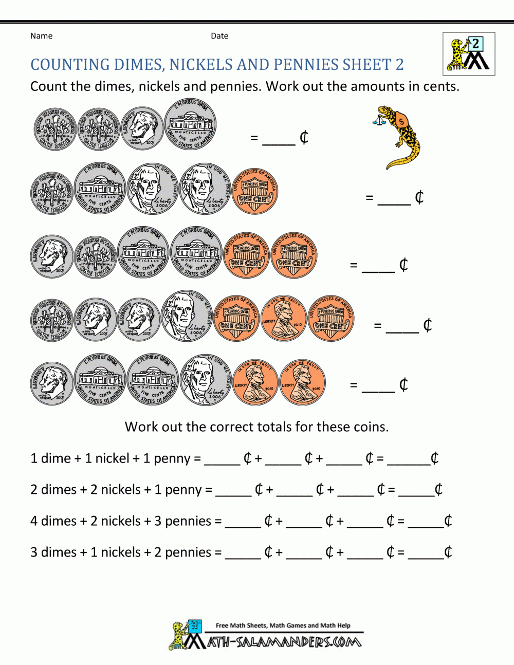 Free Printable Math Worksheets 2nd Grade