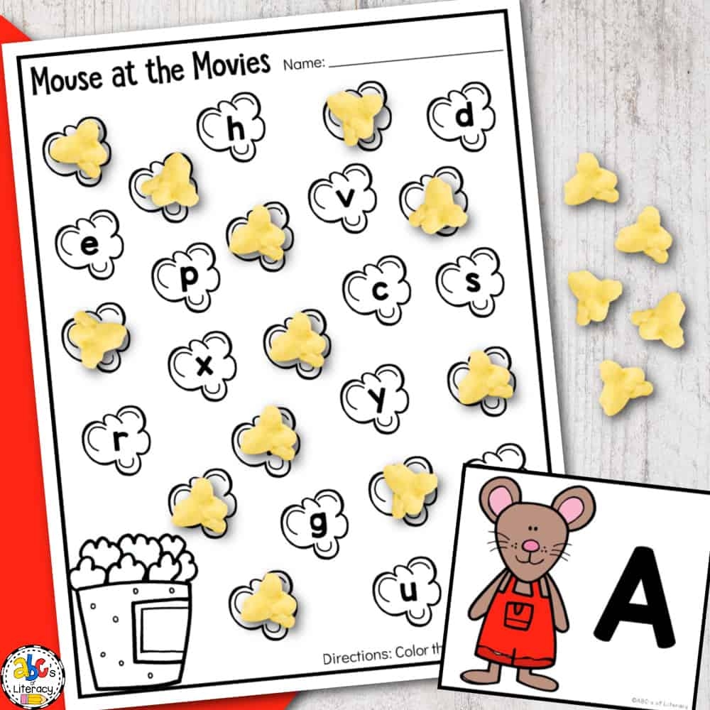 Free Printable Popcorn Worksheets