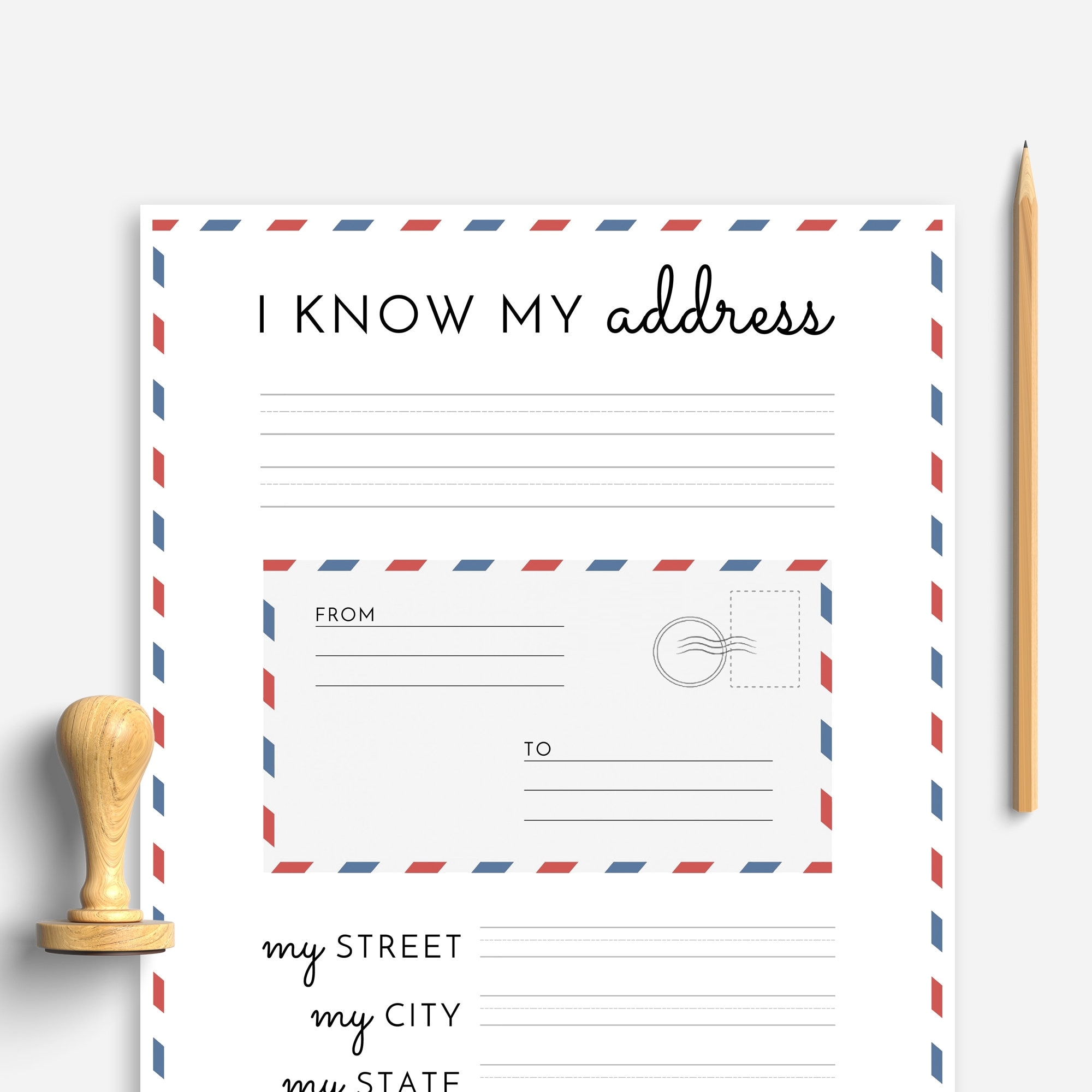 Free Printable Address Worksheets