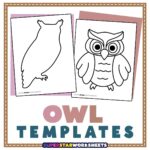 Owl Template Superstar Worksheets