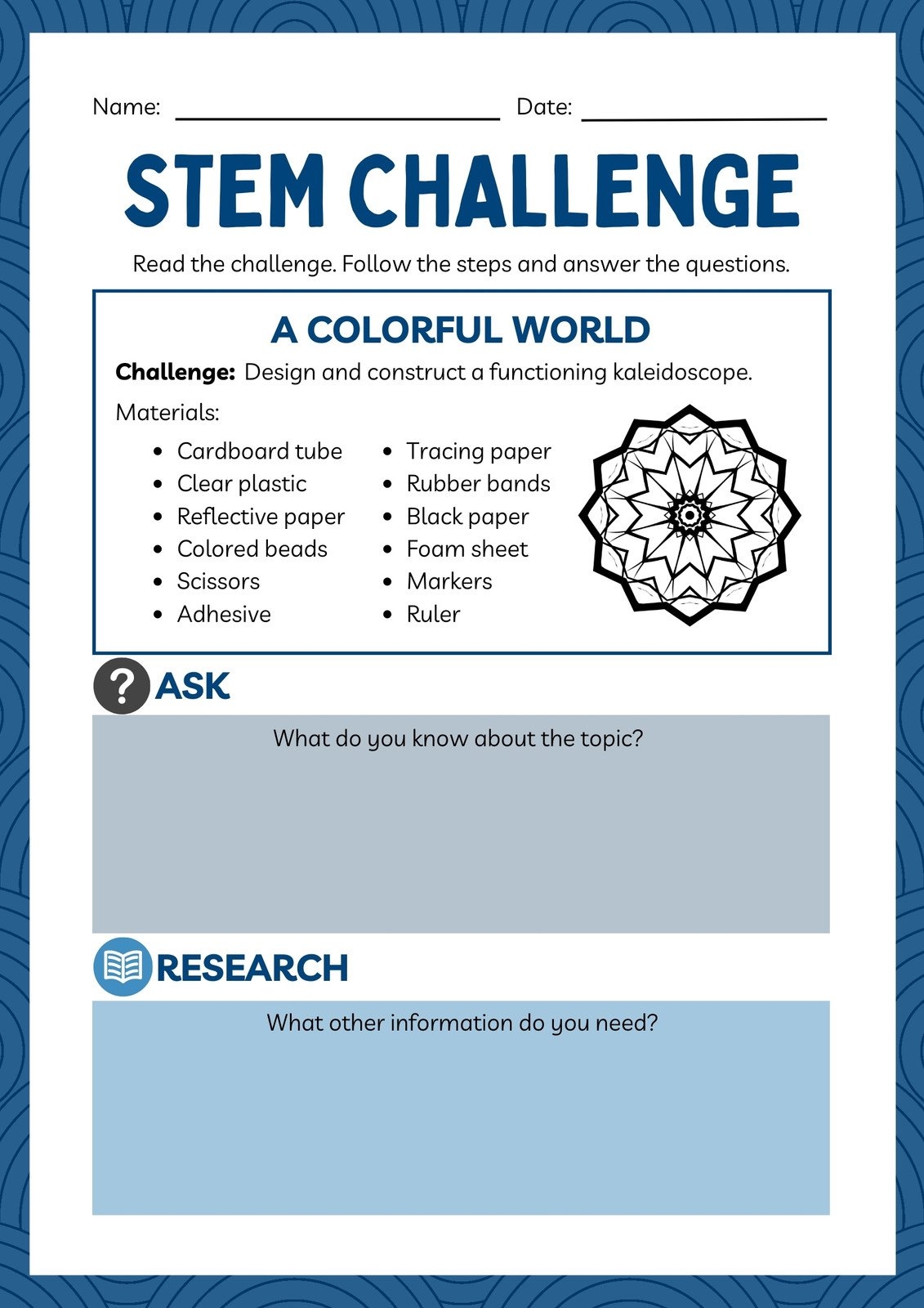 Page 3 Free Custom Printable Science Worksheet Templates Canva