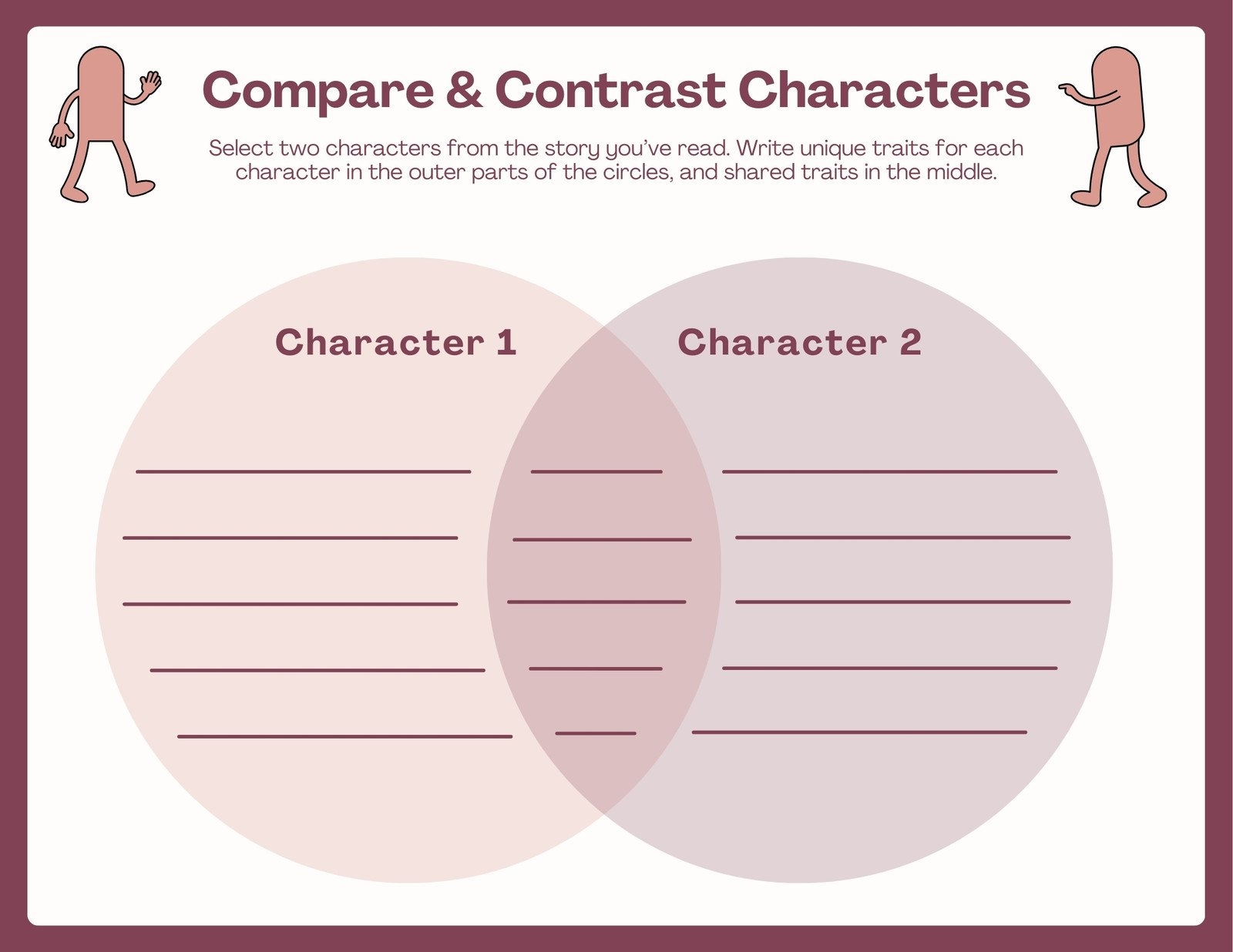 Page 4 Free And Customizable Compare And Contrast Templates Canva