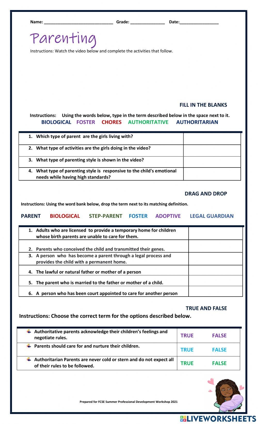 Parenting Styles Worksheet Live Worksheets Worksheets Library Parenting Styles Worksheet Live Worksheets Worksheets Library