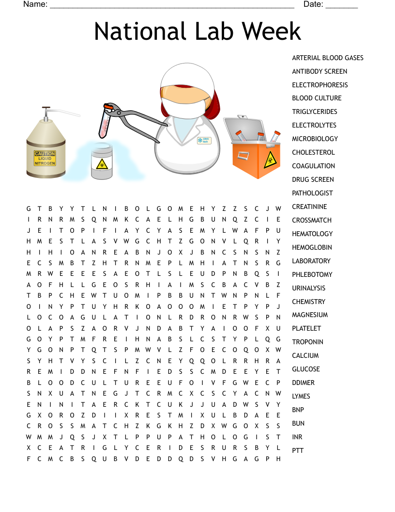 Phlebotomy Worksheet WordMint