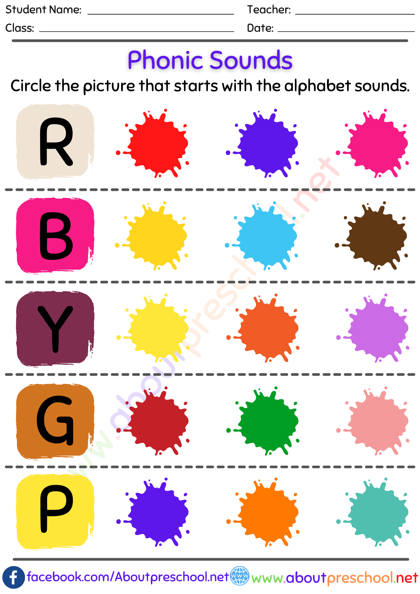 Free Phonics Printable Worksheets For Kindergarten Free Phonics Printable Worksheets For Kindergarten