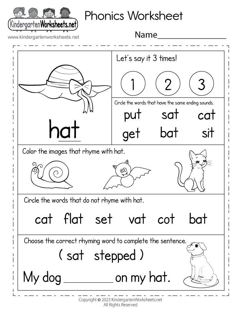 Free Printable Long I Worksheets