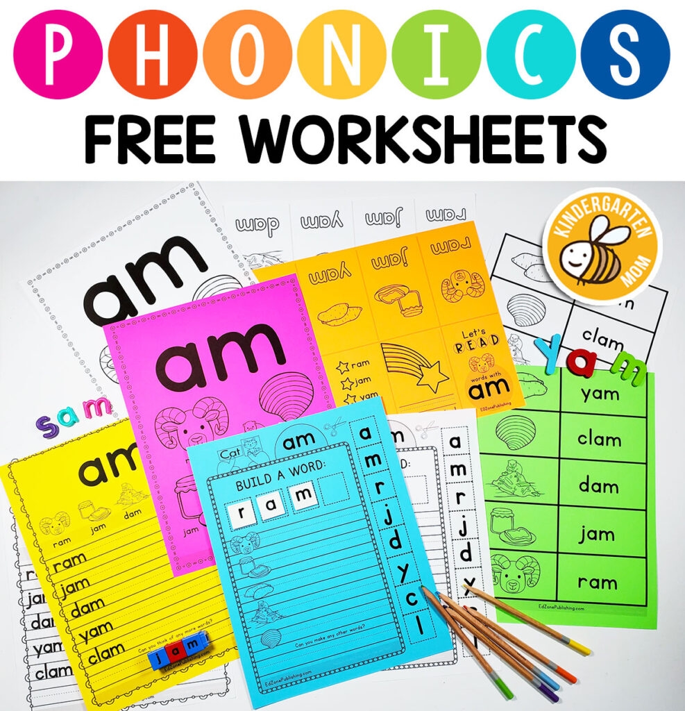 Phonics Worksheets Kindergarten Mom Phonics Worksheets Kindergarten Mom