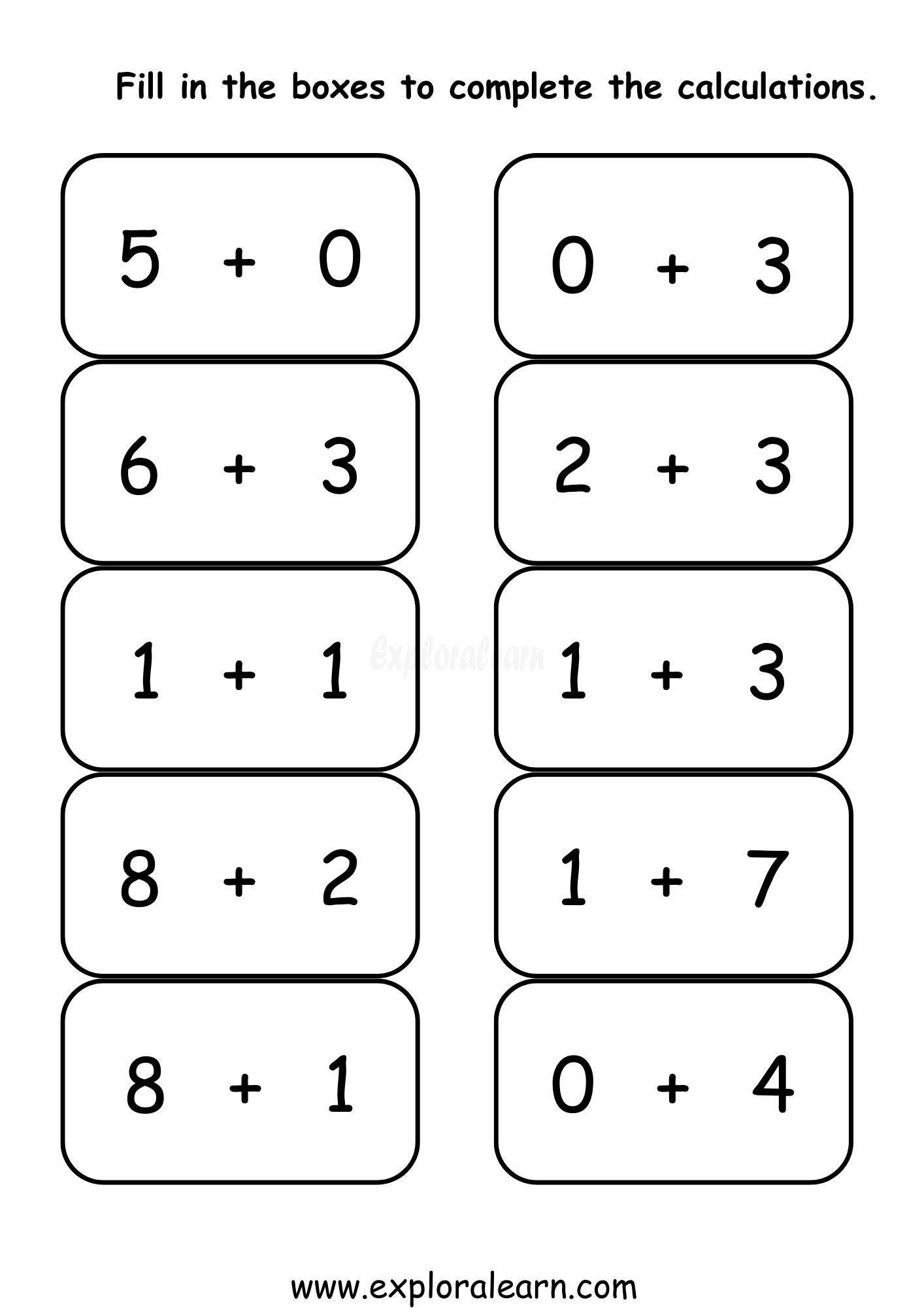 Picture Addition Count Addition And Simple Addition Worksheets Hands On Learning For 2 6 Year Olds