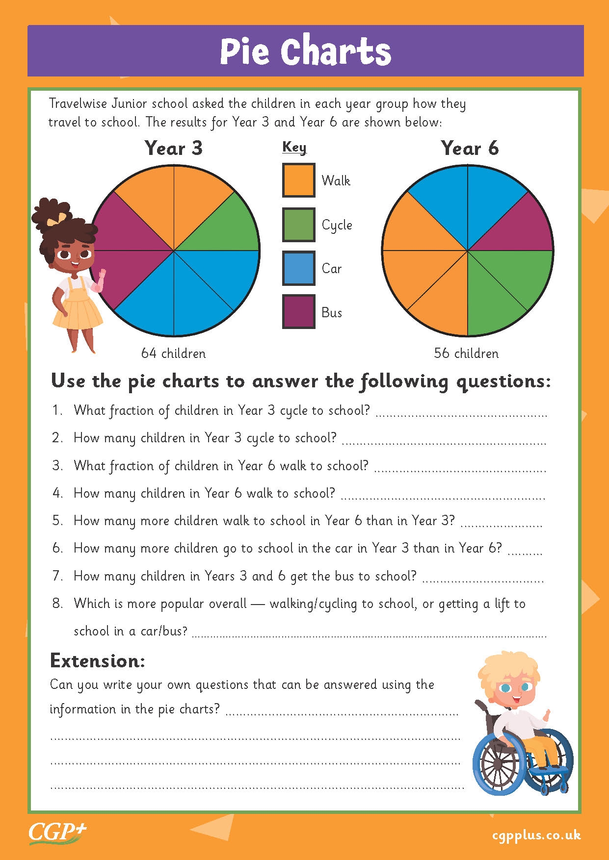 Free Printable Pie Graph Worksheets