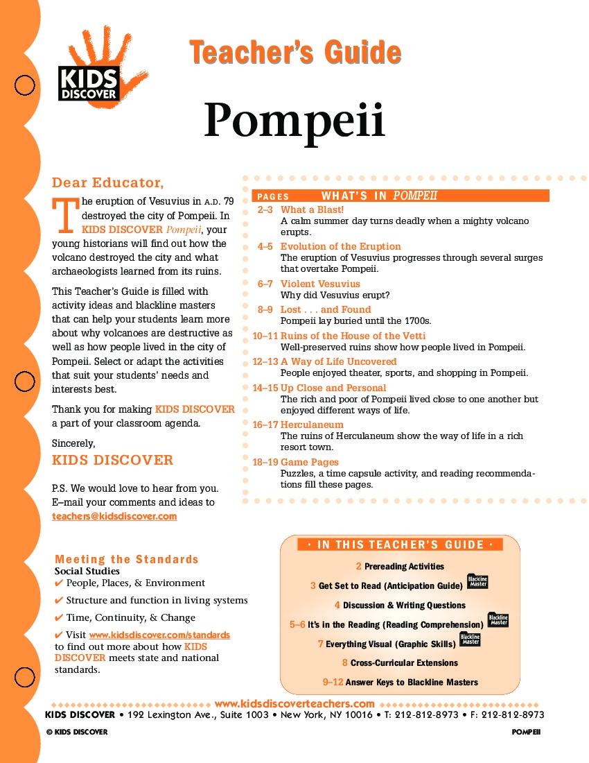 Pompeii Kids Discover