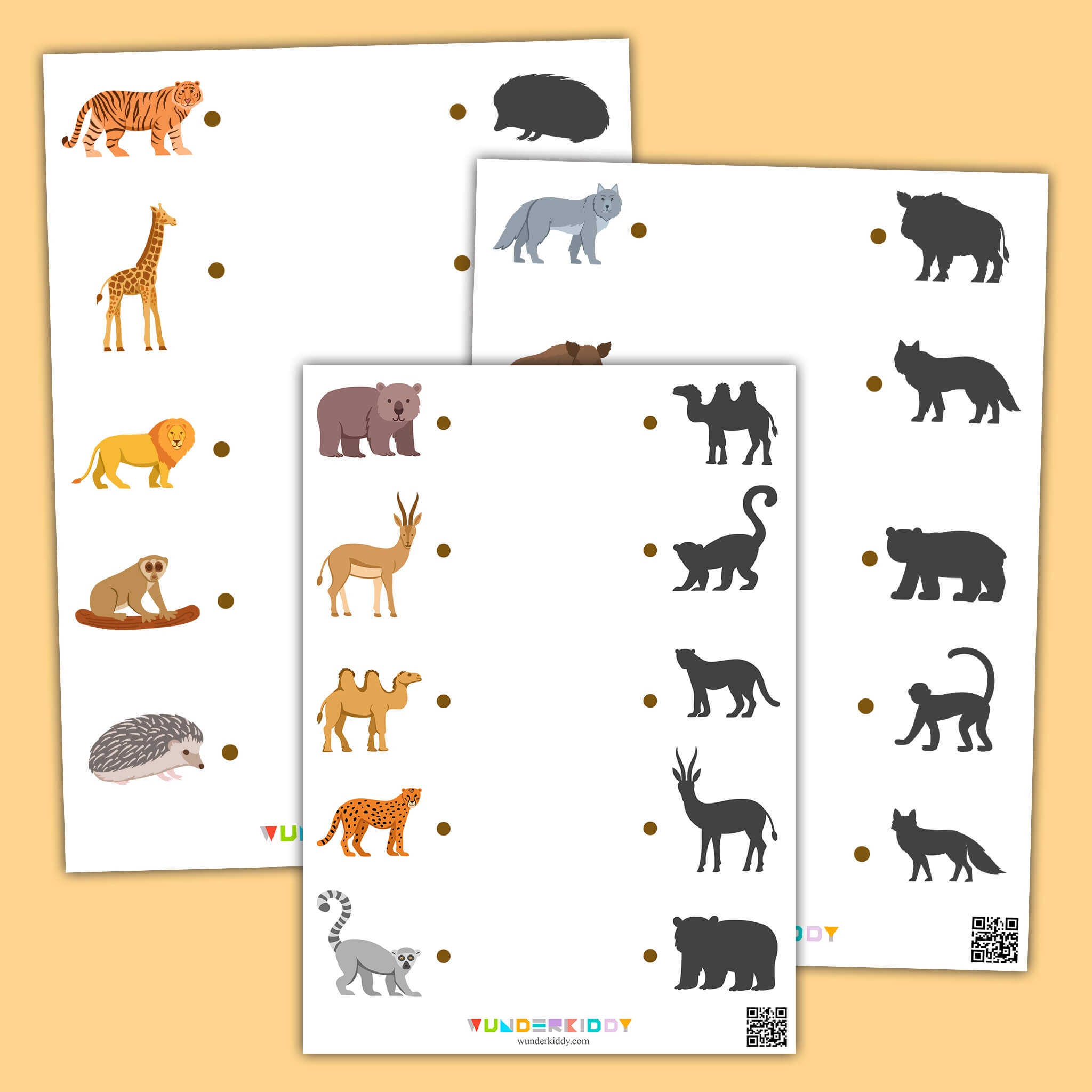 Free Printable Shadow Matching Worksheets Pdf