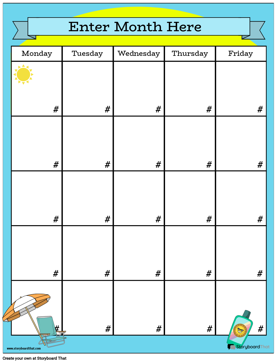 Free Printable Calendar Worksheets