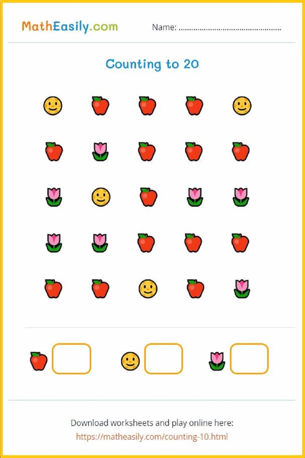 Printable Kindergarten Math Worksheets PDF Free Download