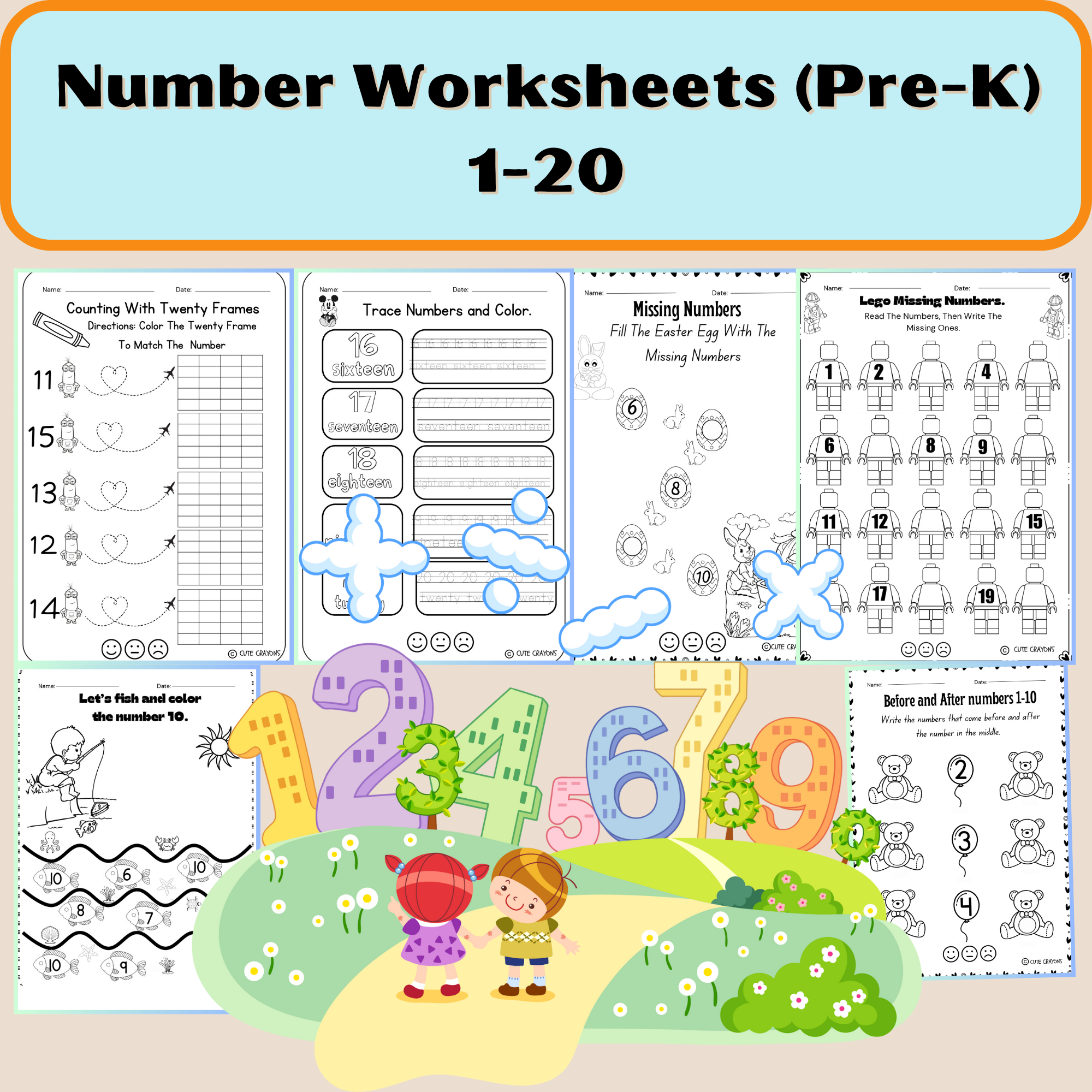 Free Printable Math Worksheets For Prek