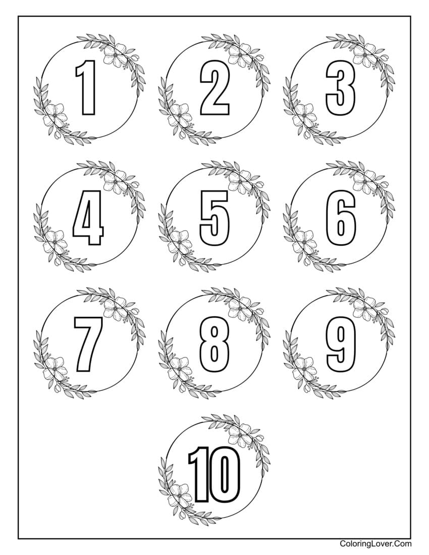 Free Printable Coloring Worksheets For Kindergarten