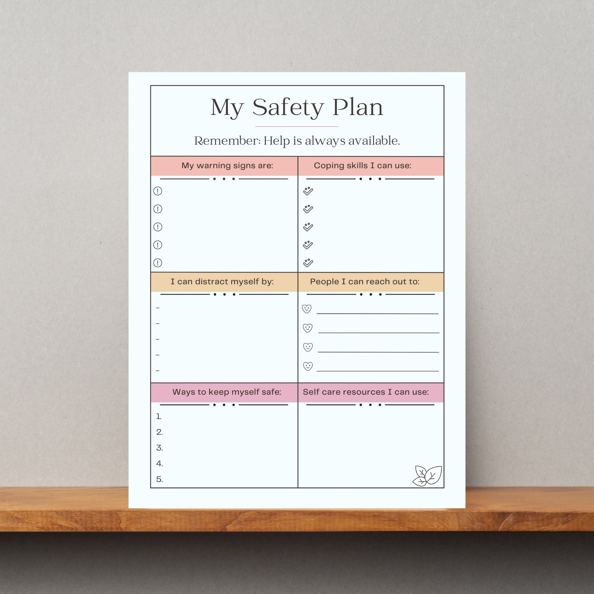 Free Printable Health And Safety Worksheets
