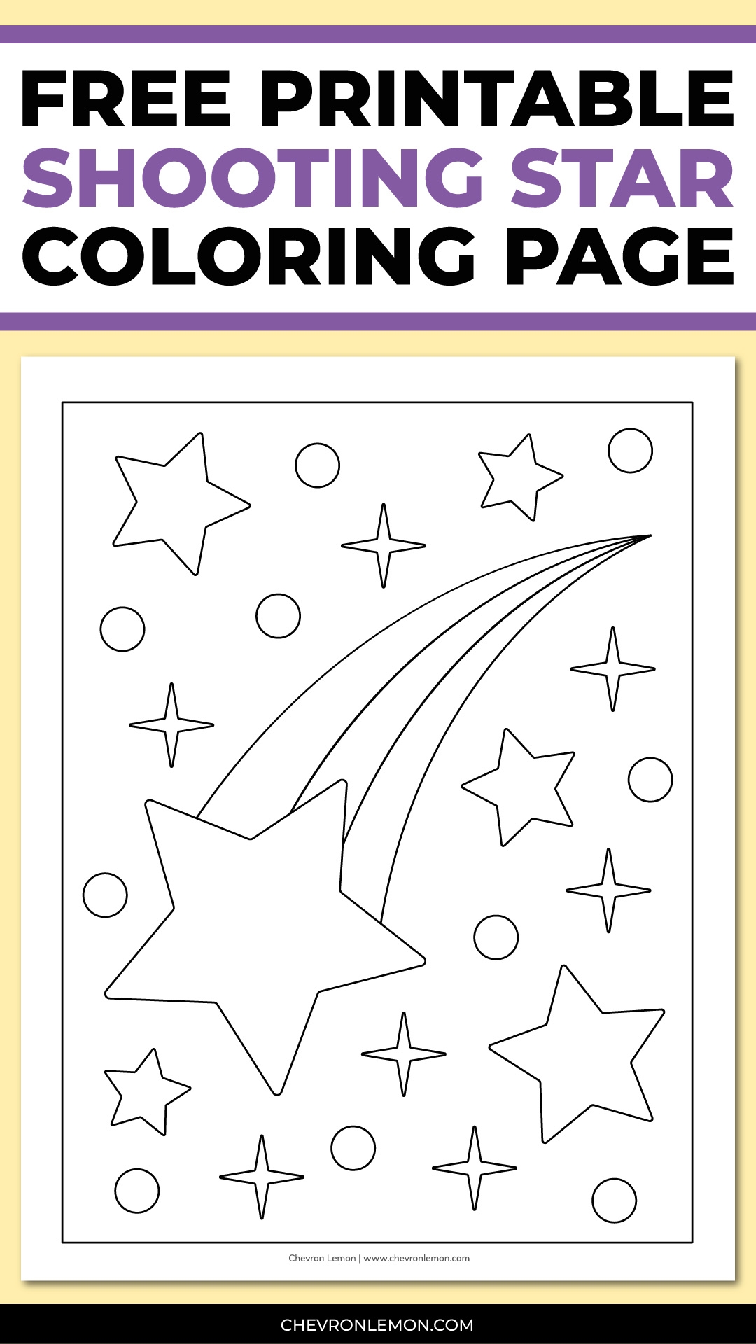 Free Printable Star Worksheet For Preschool
