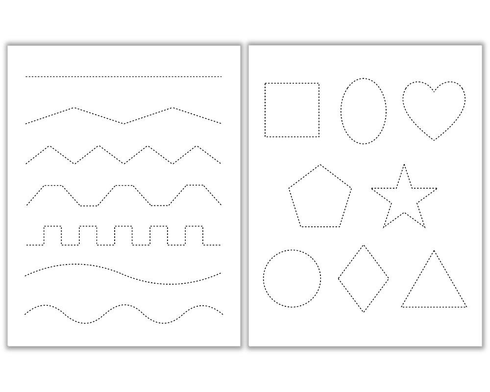 Printable Tracing Worksheet For Preschool U0026 Kindergarten Just Worksheets Library