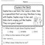 Reading Comprehension Worksheet Free Printable Digital U0026 PDF