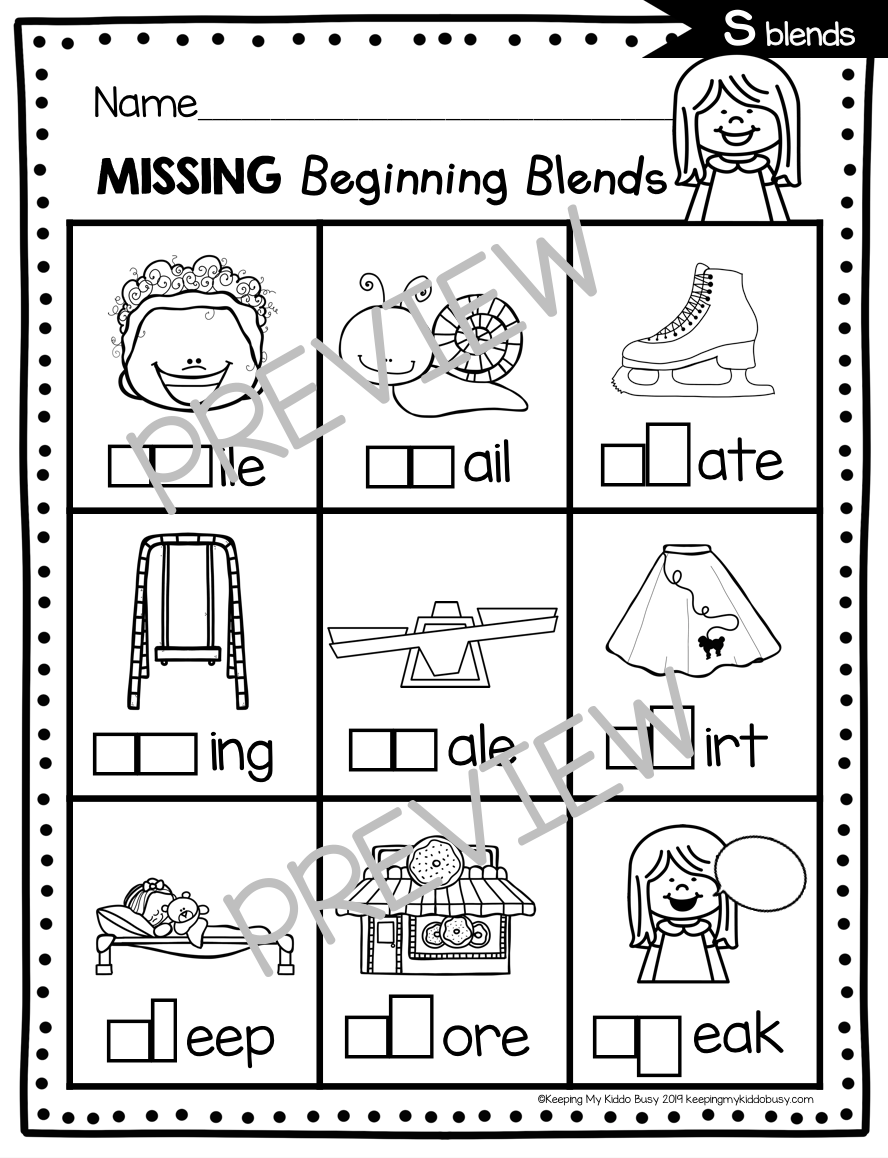 S Blends Lesson Plans U0026 Worksheets Reviewed By Teachers Worksheets Library