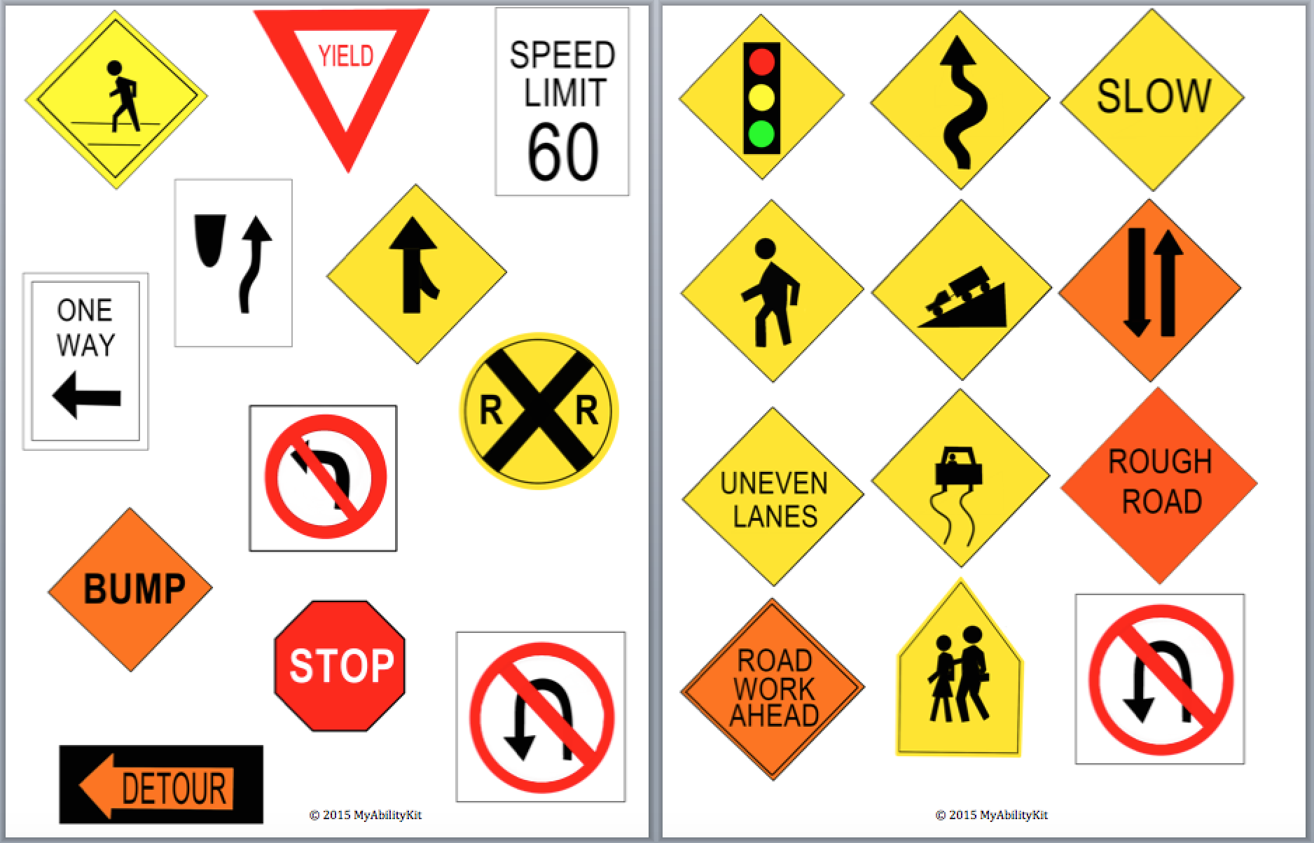 Free Printable Community Signs Worksheets Pdf Free Printable Community Signs Worksheets Pdf