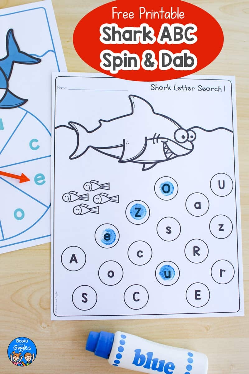 Shark Alphabet Worksheets Free Printable 
