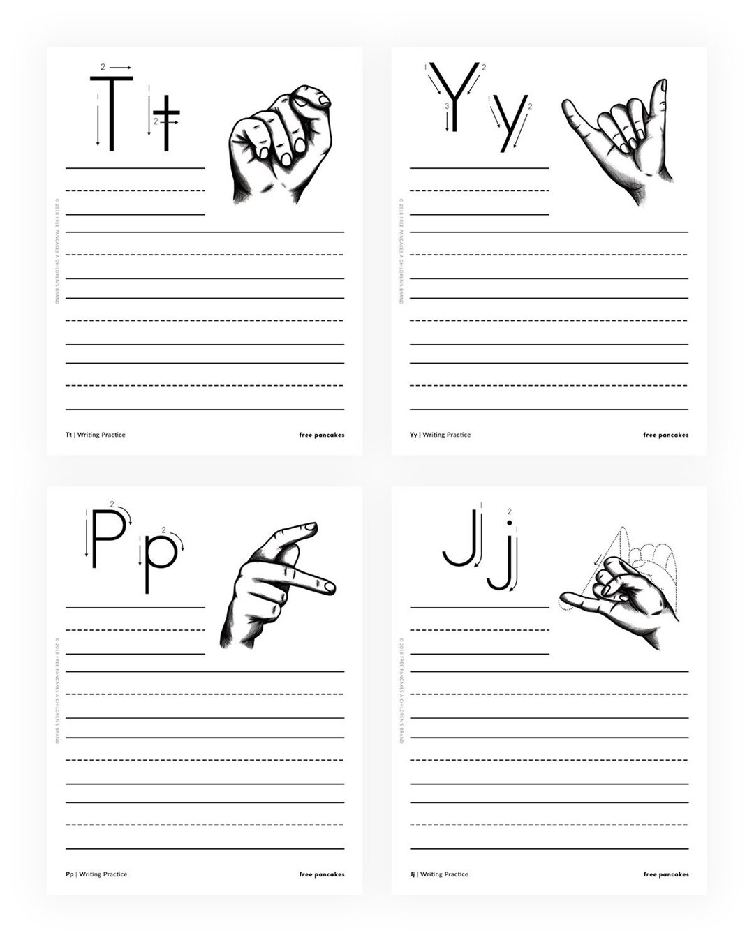 Free Printable Asl Worksheets