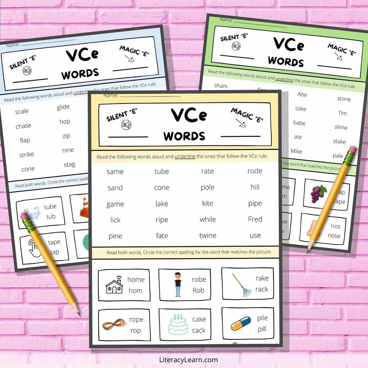 Free Printable Silent E Worksheets Pdf