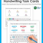 Simple Keyboarding And Handwriting Task Practice Worksheets Library