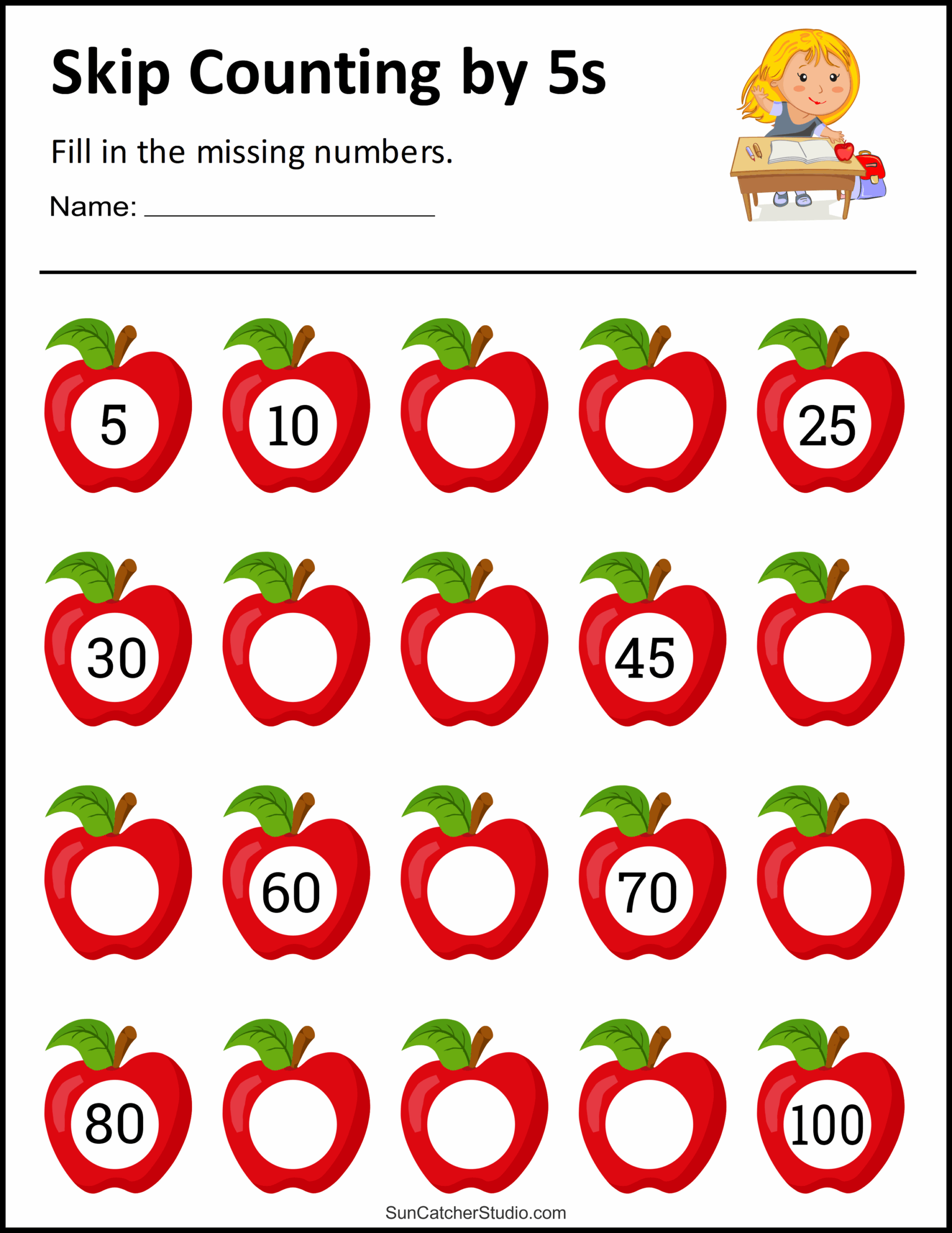 Skip Counting Worksheets And Charts Free Printables Monograms Design Tools Patterns U0026 DIY Projects