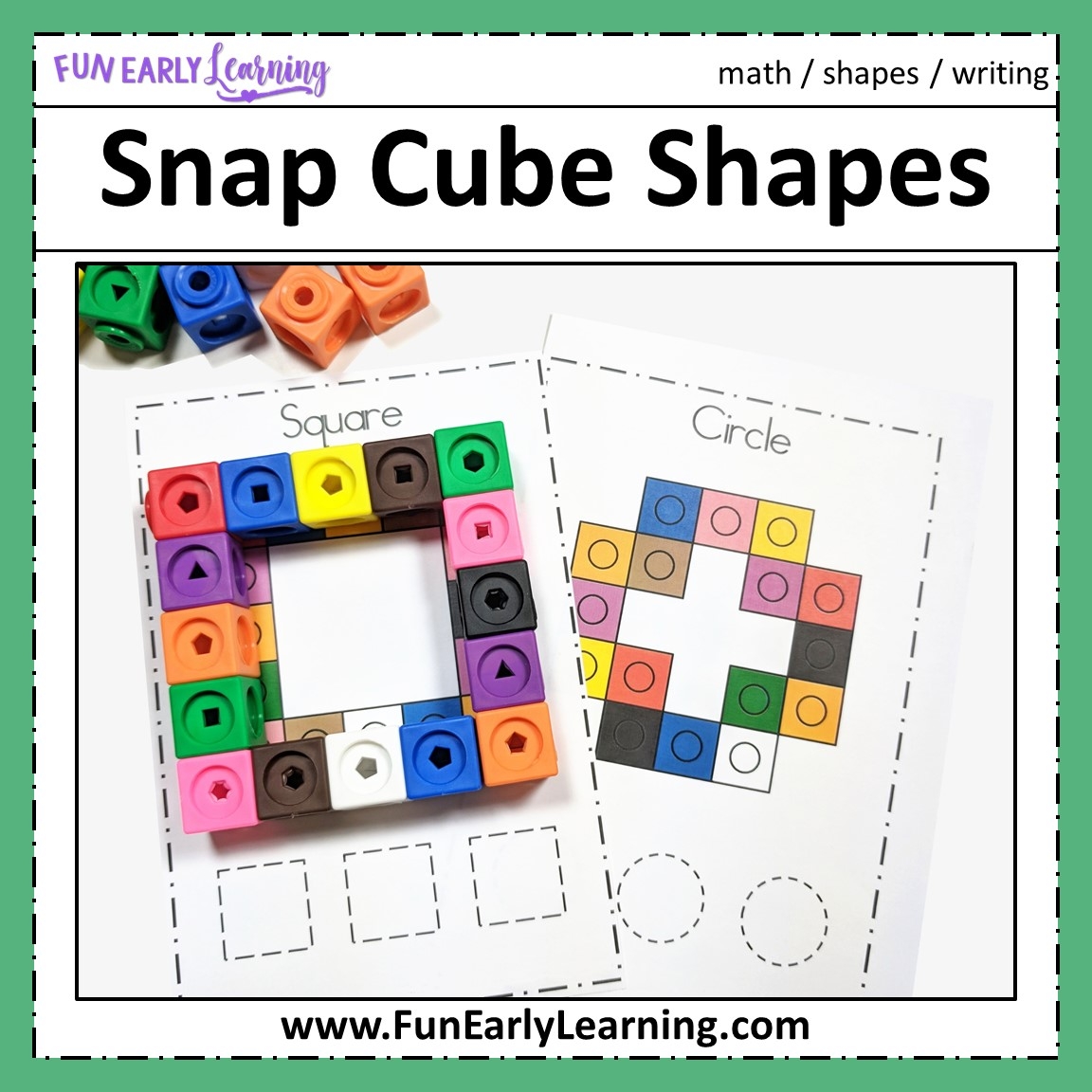 Free Printable Unifix Cubes Worksheets