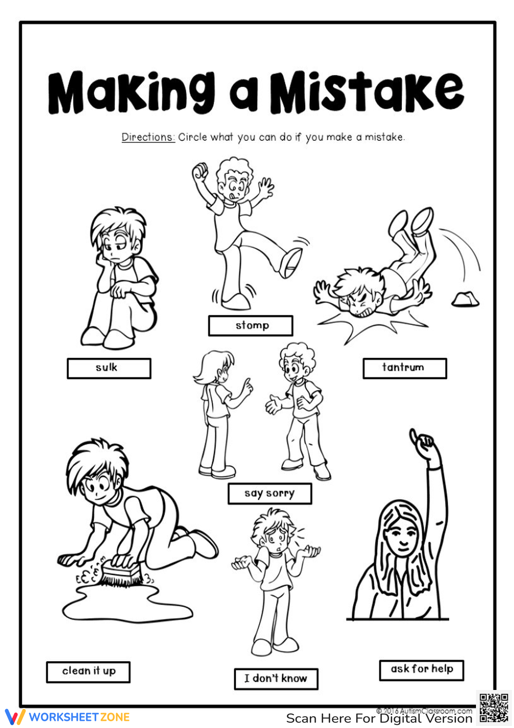 Social Skills For Autism Worksheets 2025