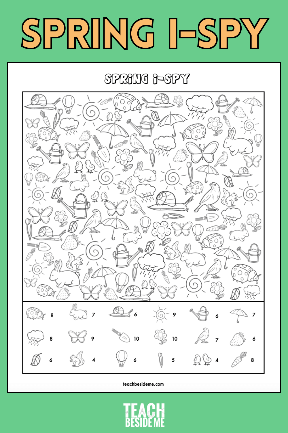 Free Printable I Spy Worksheets Pdf