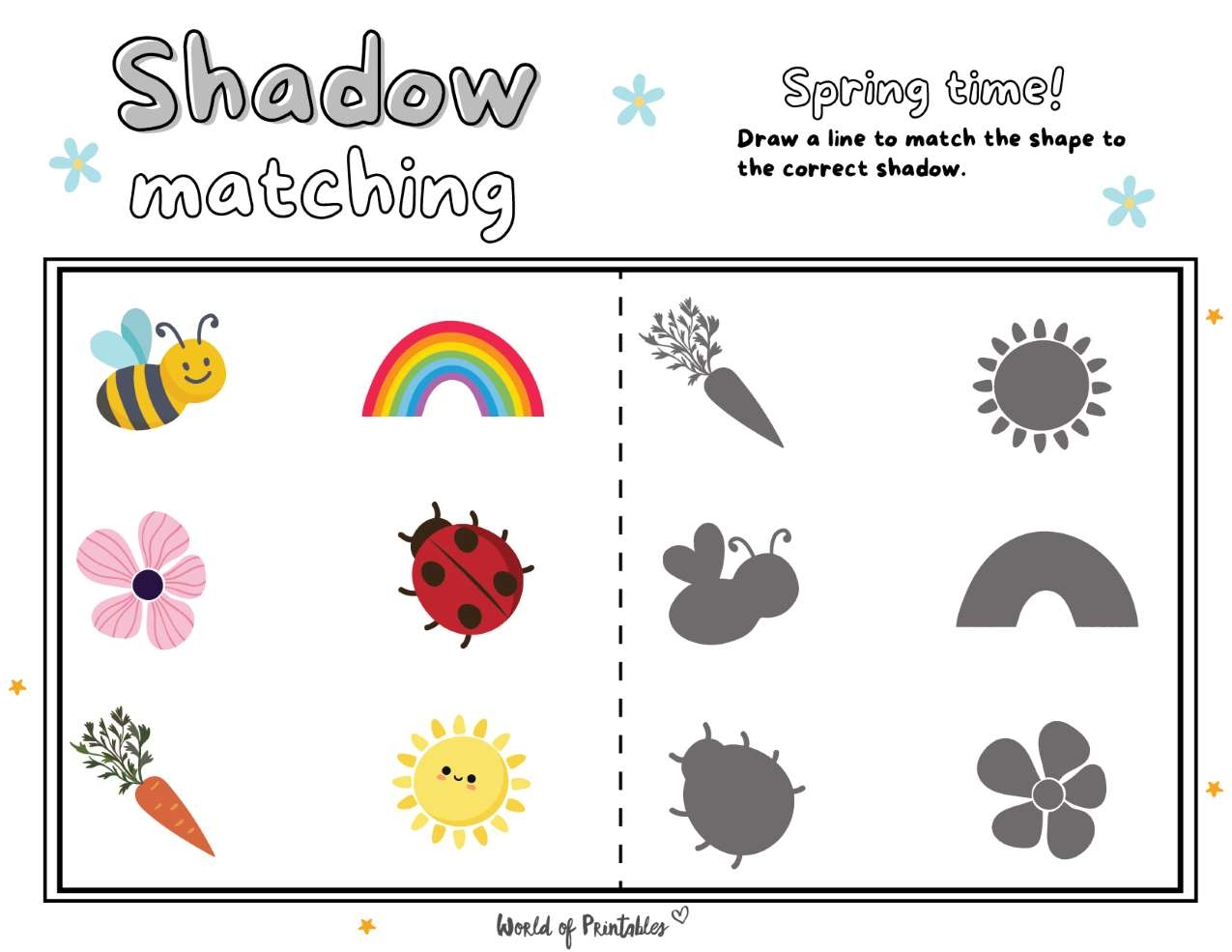 Free Spring Printable Worksheets
