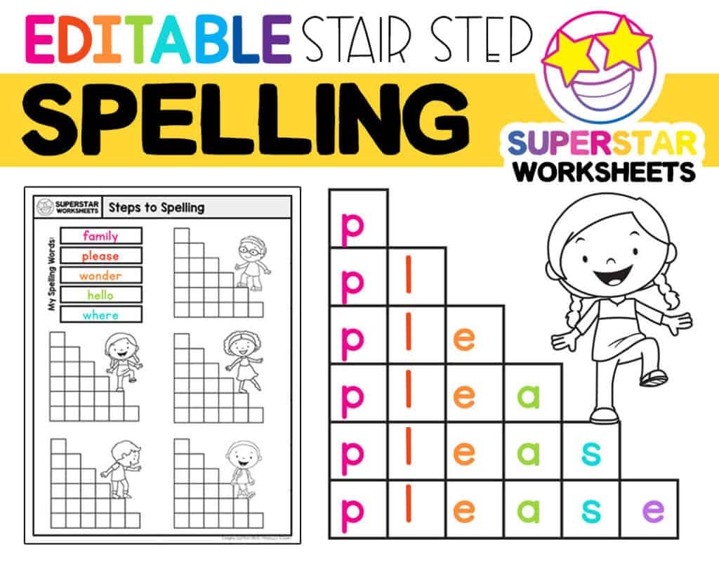 Free Printable Spelling Worksheet Generator