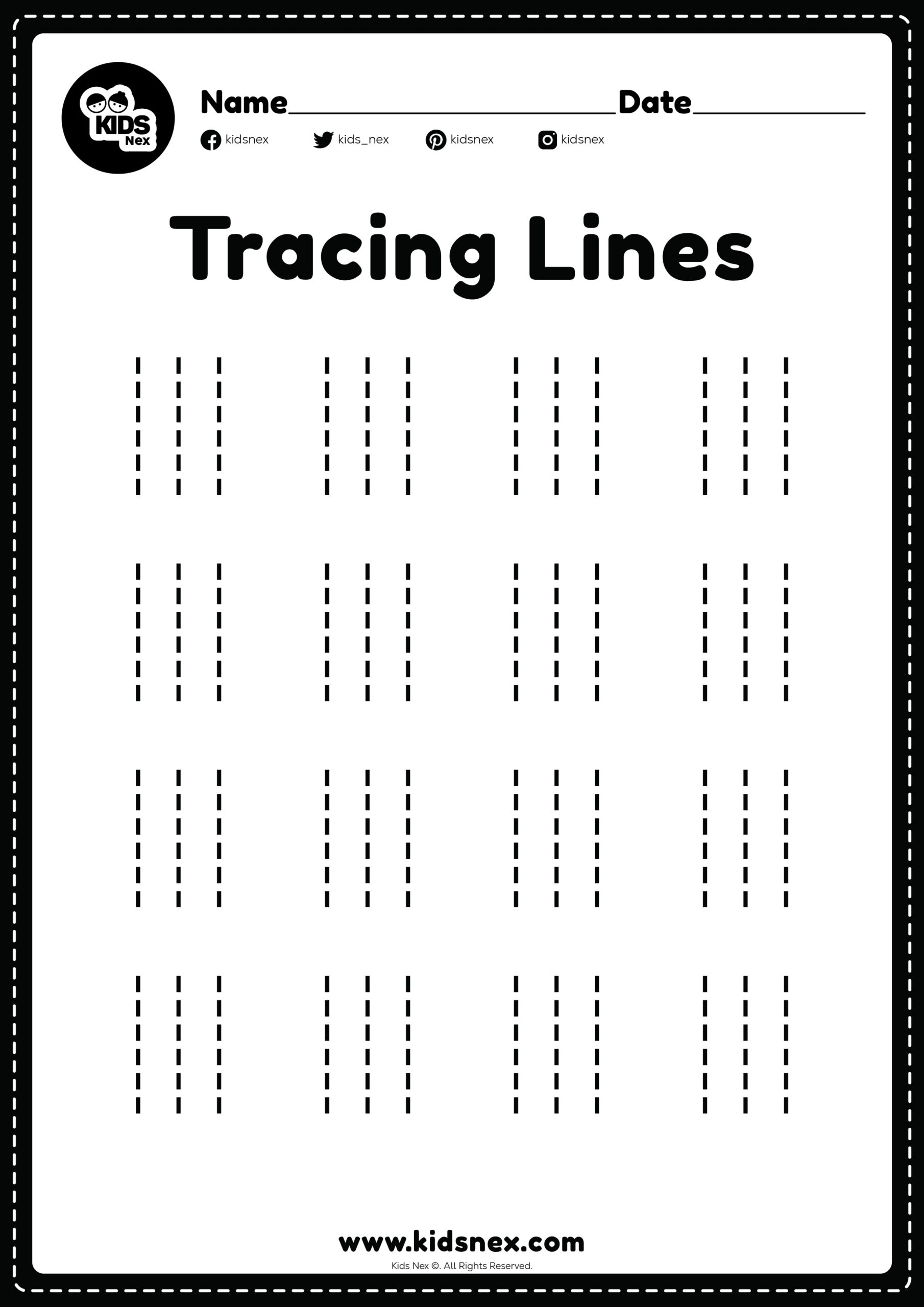Standing Line Worksheet Free Printable KidsNex