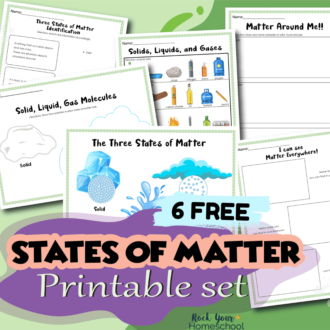 Free Printable Worksheets On Matter