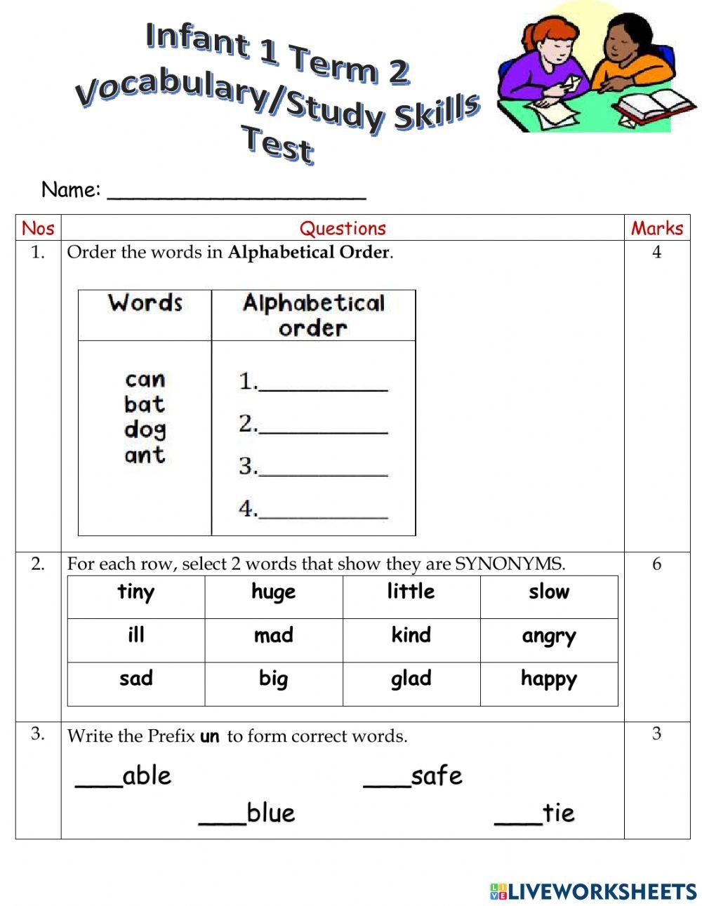 Study Skills Worksheets 15 Worksheets Worksheets Library
