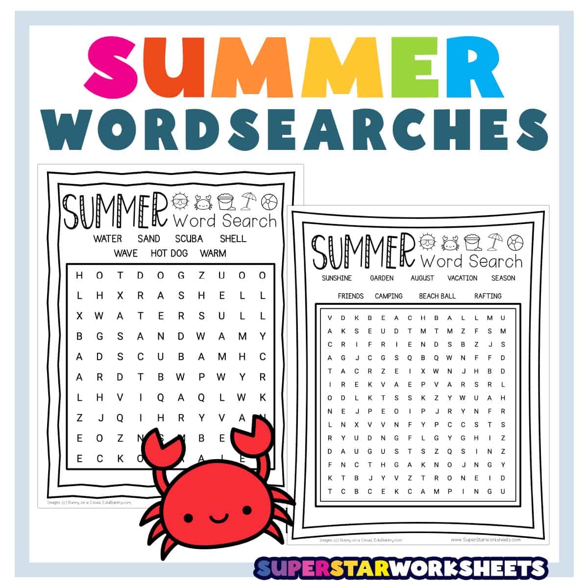 Free Word Search Printable Worksheets