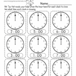 Telling Time Worksheet Free Printable Digital U0026 PDF