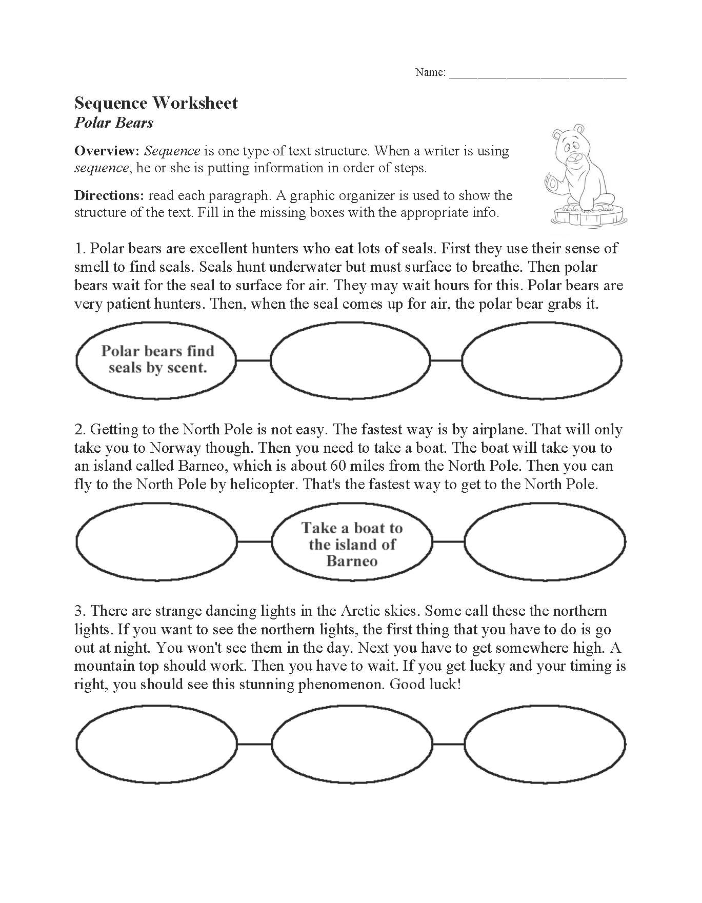 Text Structure Worksheets Free For Primary Grades