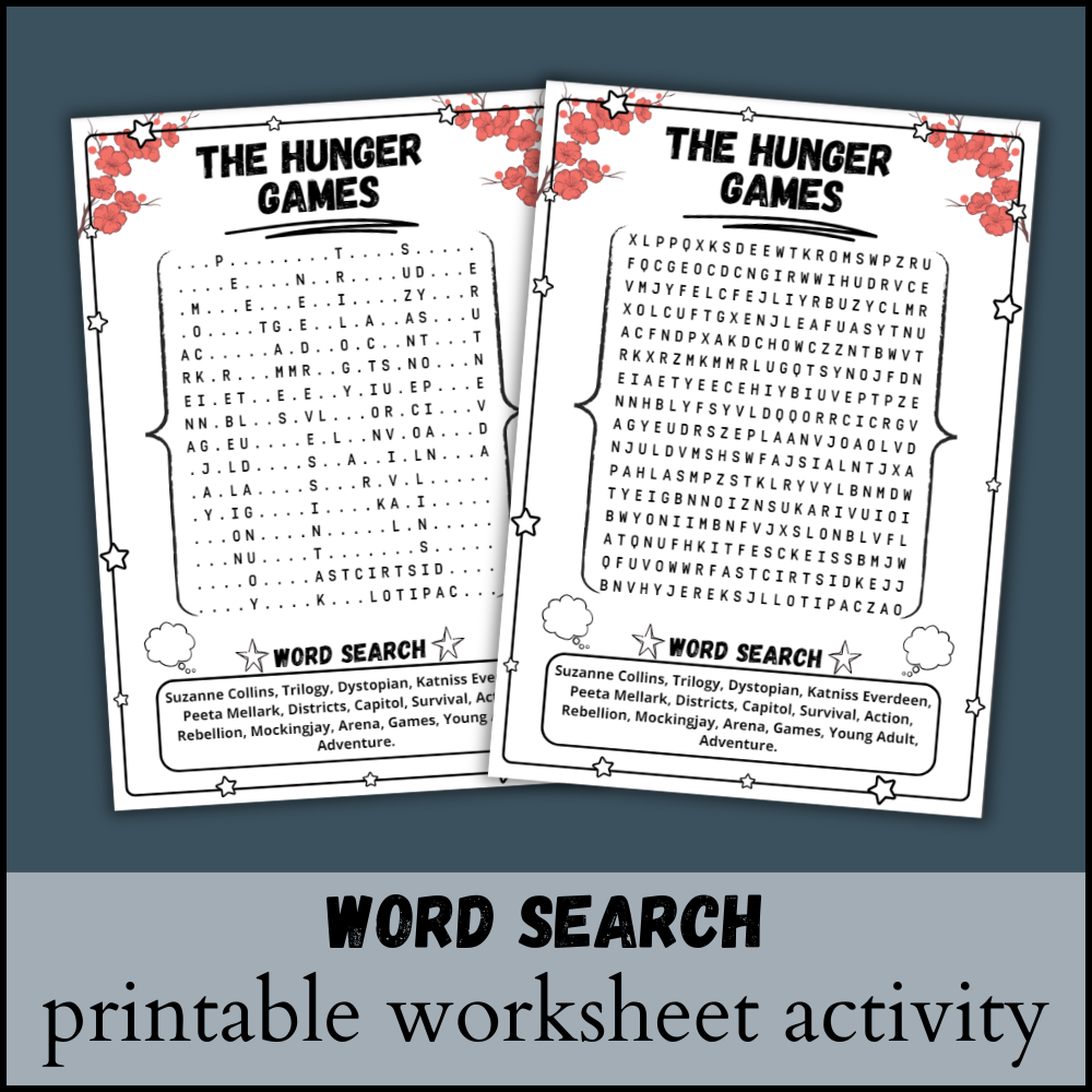 Free Printable Hunger Games Worksheets