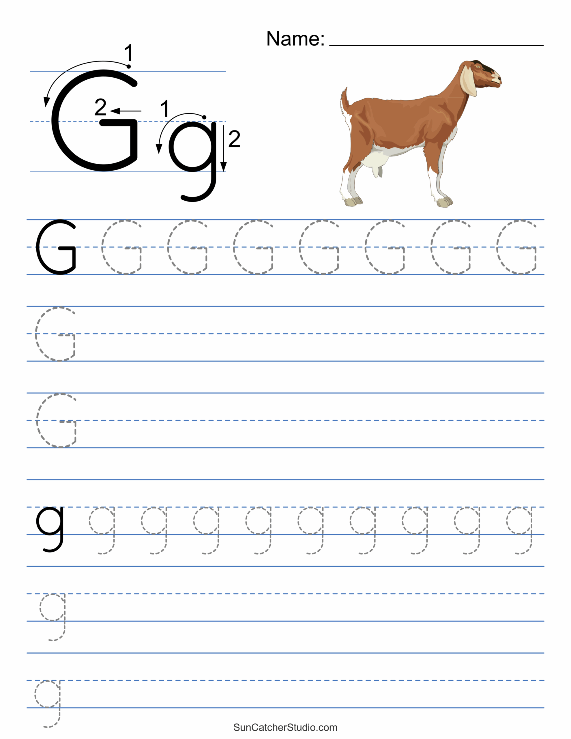 Free Printable Alphabet Tracing Worksheets Pdf