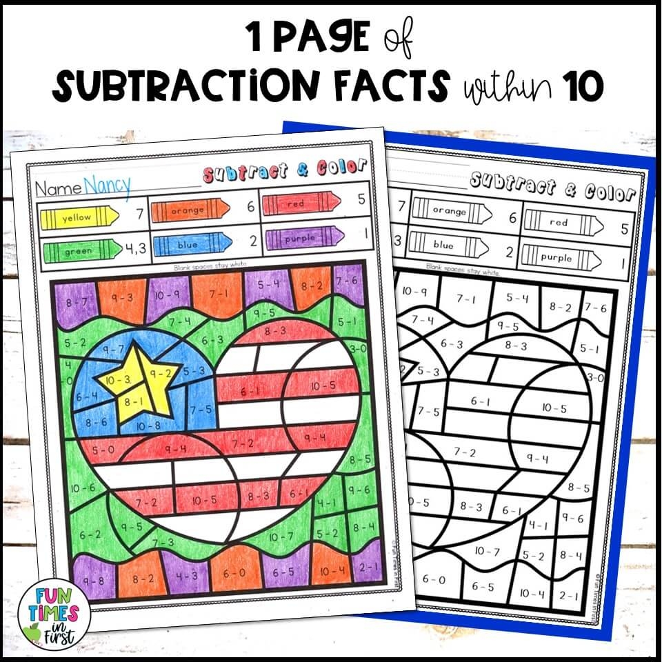 Free Printable Veterans Day Math Worksheets