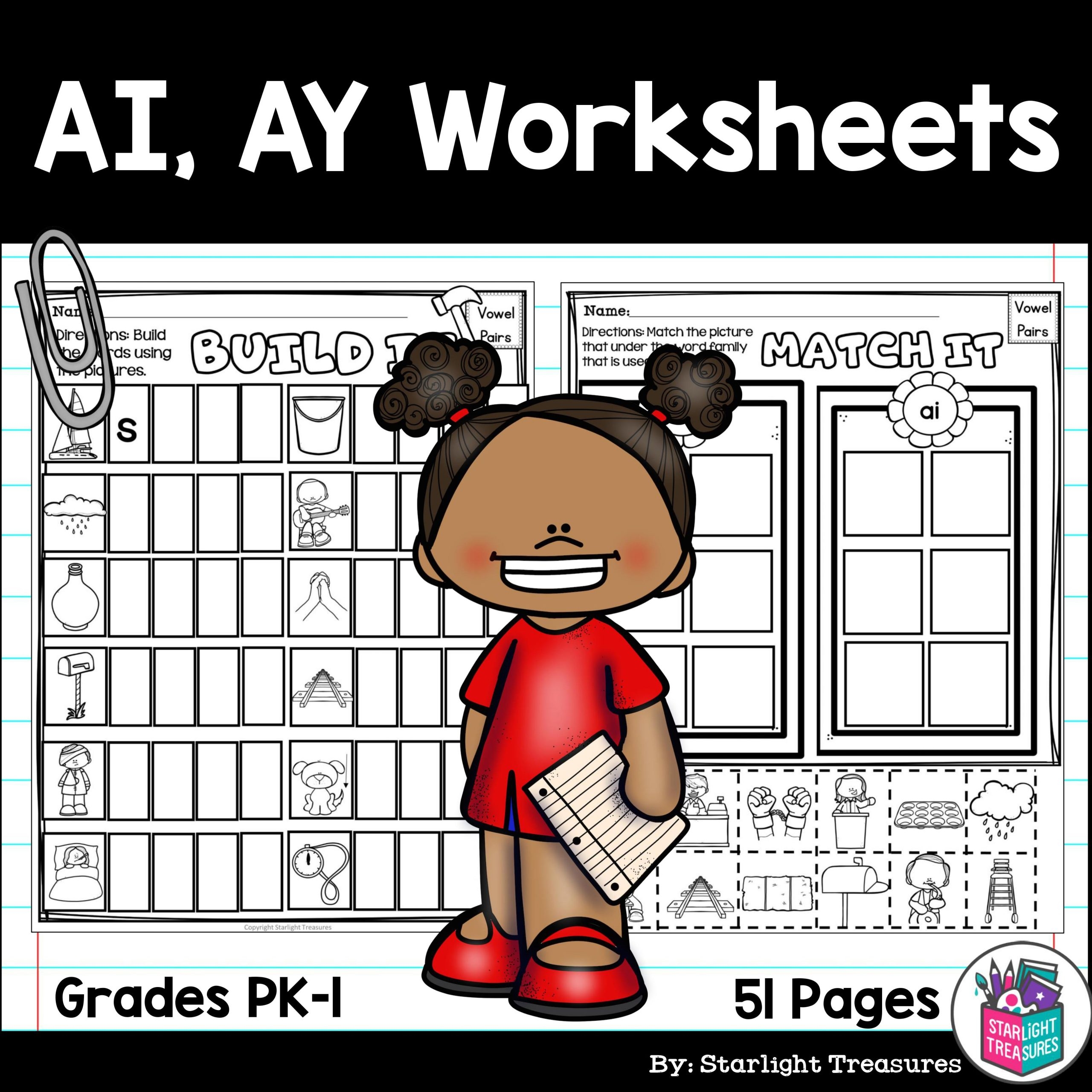 Free Printable Ai Ay Worksheets