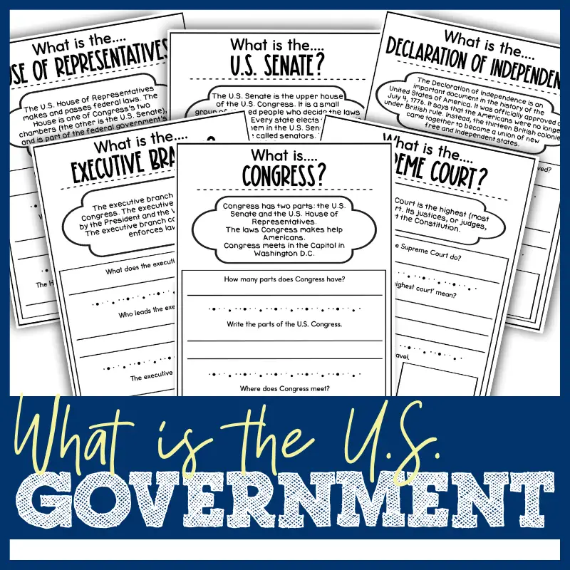 What Is The U S Government Printable Worksheets 