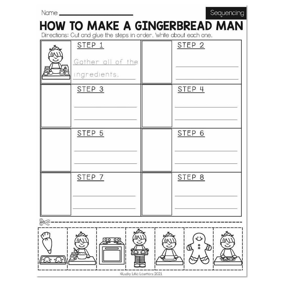 Winter Early Finishers 2nd Grade ELA Sequencing How To Make 