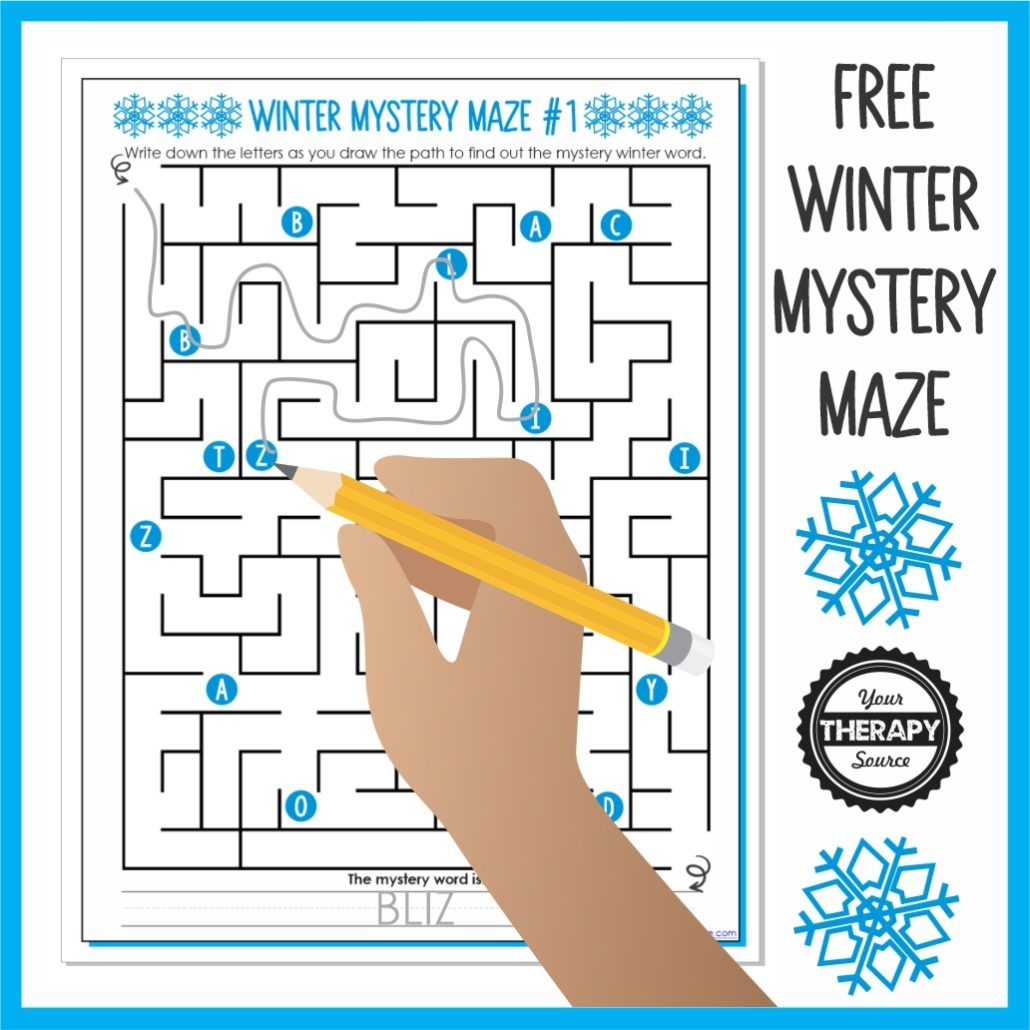 Free Printable Maze Worksheets